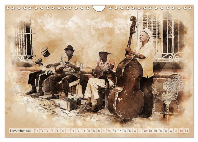 Produktbild: Cuba - Inselstaat in der Karibik (Wandkalender 2026 DIN A4 quer), CALVENDO Monatskalender