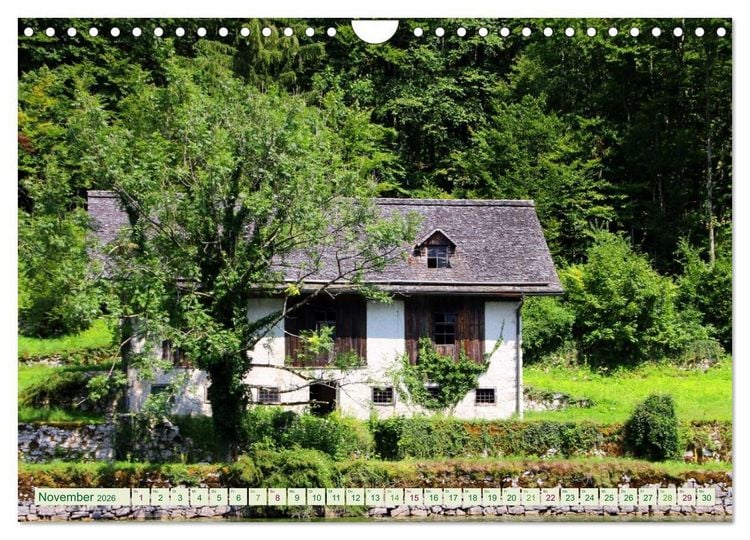 Produktbild: Hallstatt, Marktgemeinde am Hallst&auml;tter See (Wandkalender 2026 DIN A4 quer), CALVENDO Monatskalender