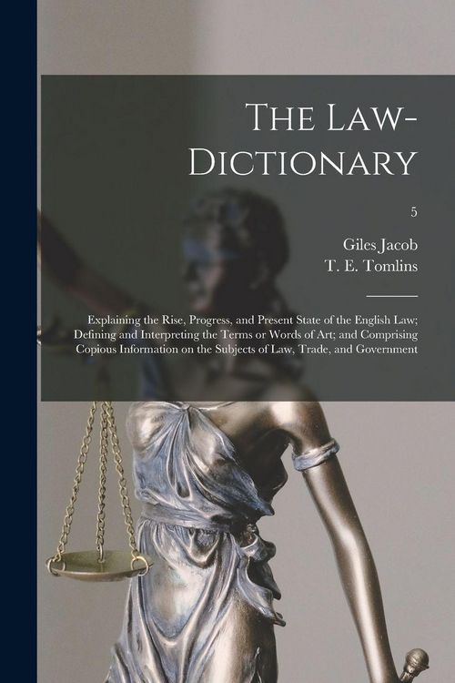 Produktbild: The Law-dictionary