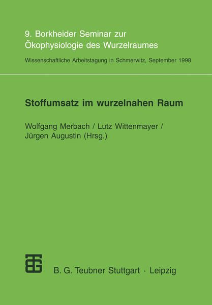 Produktbild: Stoffumsatz im wurzelnahen Raum