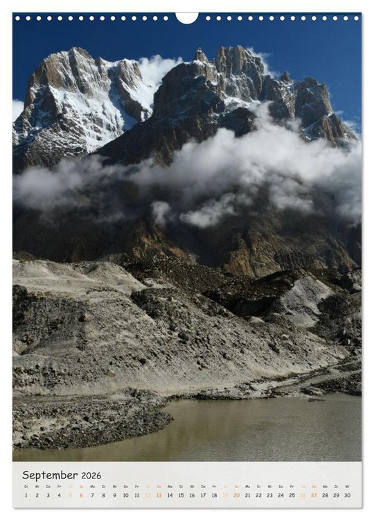 Produktbild: Bergriesen des Karakorum (Wandkalender 2026 DIN A3 hoch), CALVENDO Monatskalender