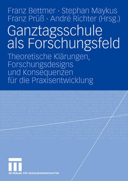Produktbild: Ganztagsschule als Forschungsfeld