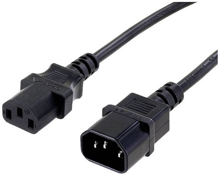 Produktbild: Econ connect NKVK2SW Kaltger&auml;te Anschlusskabel 2m