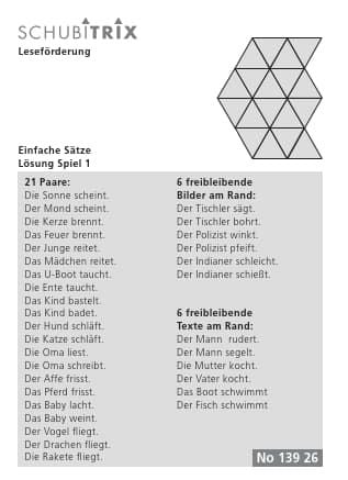 Produktbild: SCHUBITRIX Lesef&ouml;rderung