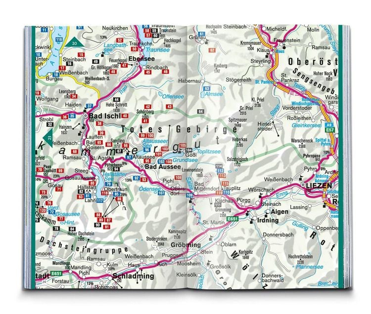 Produktbild: KOMPASS Wanderlust Salzkammergut