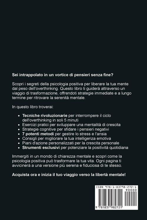 Produktbild: Come Smettere Subito di Pensare Troppo
