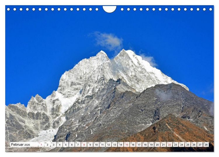 Produktbild: Grandioser Himalaya, Bergriesen in Nepal (Wandkalender 2026 DIN A4 quer), CALVENDO Monatskalender