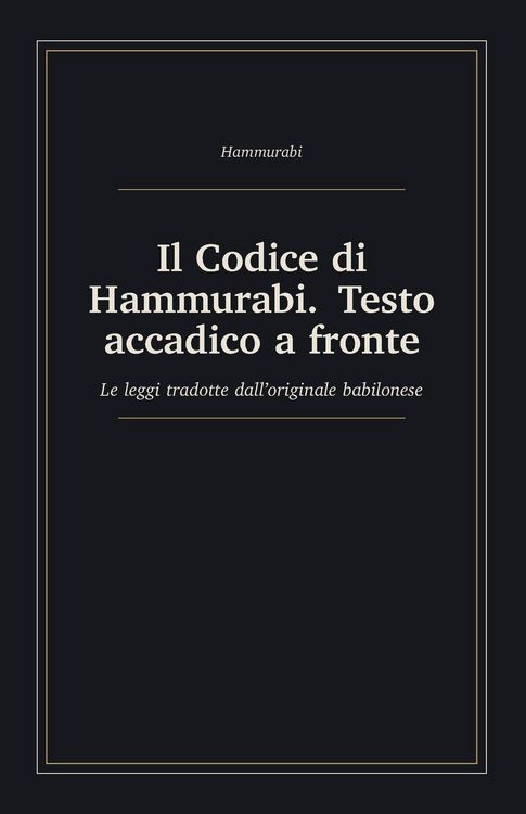 Produktbild: Il Codice di Hammurabi. Testo accadico a fronte