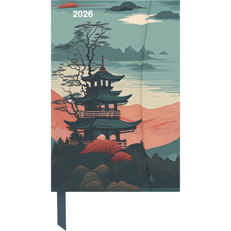 Produktbild: Japanese Papers 2026 - Diary - Buchkalender - Taschenkalender - 10x15