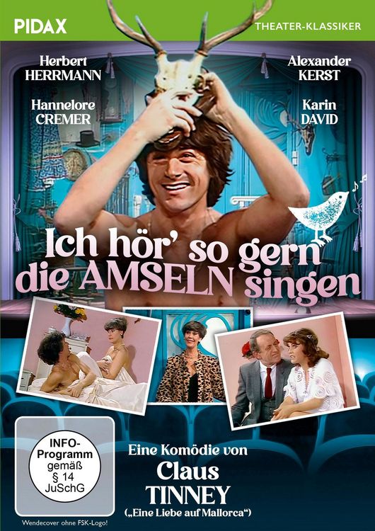 Produktbild: Ich h&ouml;r' so gern die Amseln singen / Brillante Kom&ouml;die mit toller Besetzung aus der Berliner Kom&ouml;die am Kurf&uuml;rstendamm (Pidax Theater-Klassiker)