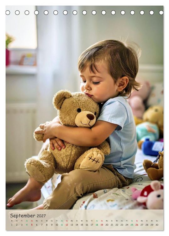 Produktbild: Mein liebster Teddy (Tischkalender 2027 DIN A5 hoch), CALVENDO Monatskalender