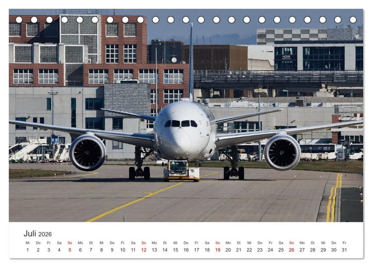 Produktbild: Frankfurt Airport - EDDF (Tischkalender 2026 DIN A5 quer), CALVENDO Monatskalender