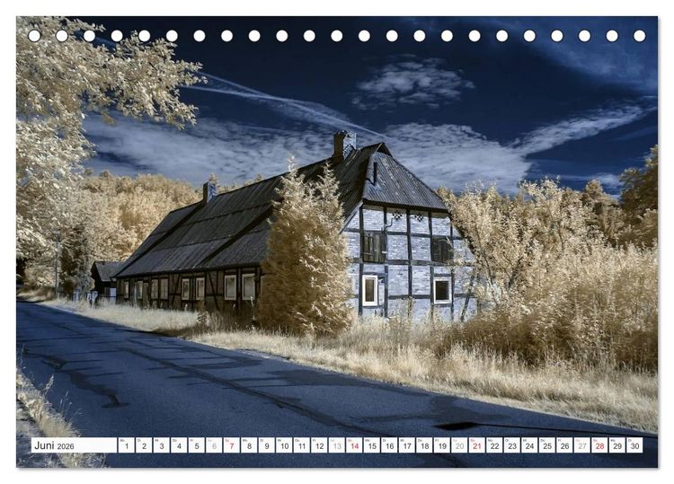 Produktbild: Zauberhafte Infrarot-Fotografie (Tischkalender 2026 DIN A5 quer), CALVENDO Monatskalender