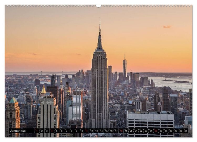 Produktbild: Metropolen rund um den Globus (Wandkalender 2026 DIN A2 quer), CALVENDO Monatskalender