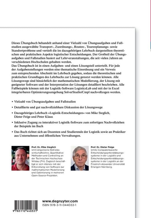 Produktbild: &Uuml;bungsbuch Logistik-Entscheidungen