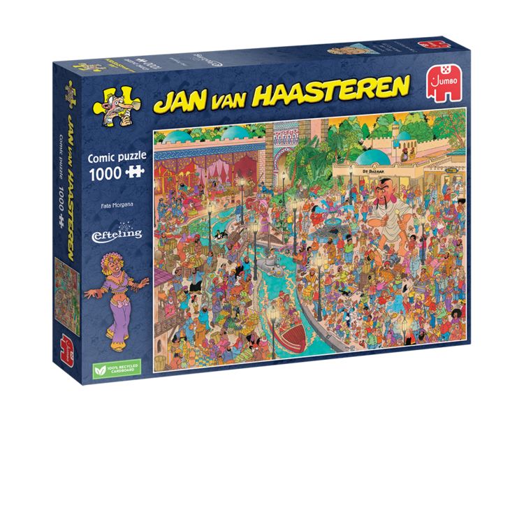 Produktbild: Jumbo 1110100038 - Jan van Haasteren, Efteling, Fata Morgana, Comic-Puzzle, 1000 Teile