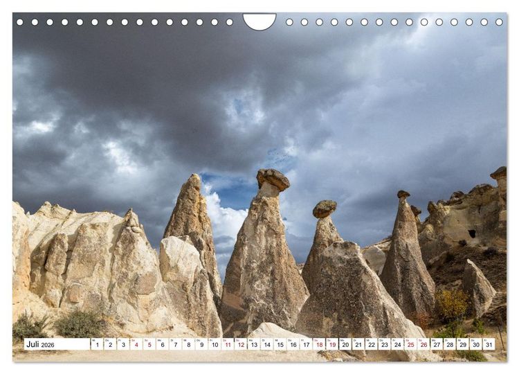 Produktbild: Kappadokien, Feent&uuml;rme und Ballontr&auml;ume (Wandkalender 2026 DIN A4 quer), CALVENDO Monatskalender