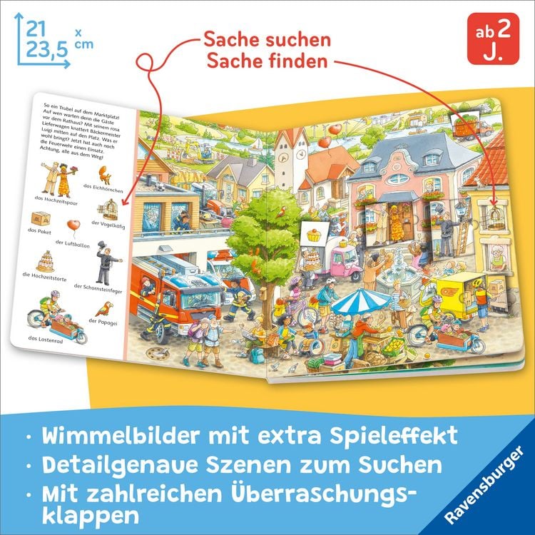 Produktbild: Mein Sachen suchen Wimmelbuch: Auf dem Land