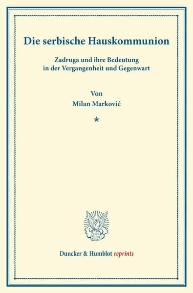 Produktbild: Die serbische Hauskommunion