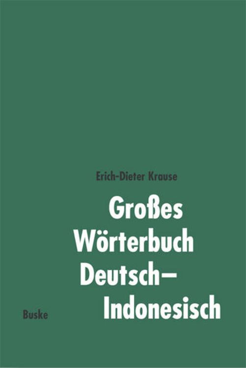 Produktbild: Gro&szlig;es W&ouml;rterbuch Deutsch-Indonesisch