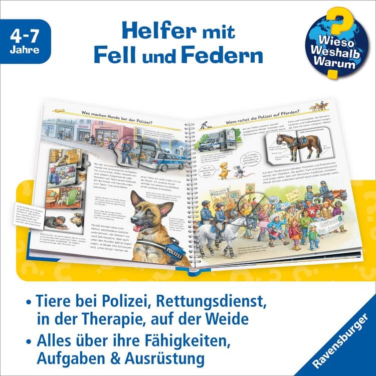 Produktbild: Wieso? Weshalb? Warum? Band 16 - Tiere im Einsatz