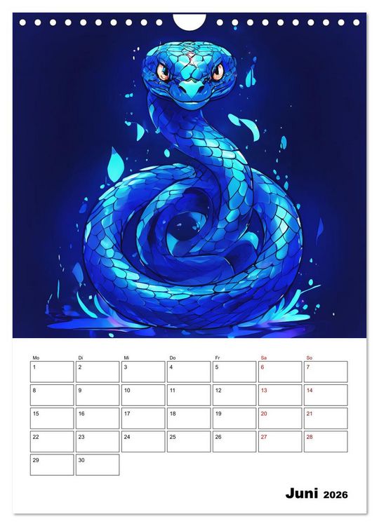 Produktbild: Tierisches Horoskop (Wandkalender 2026 DIN A4 hoch), CALVENDO Monatskalender