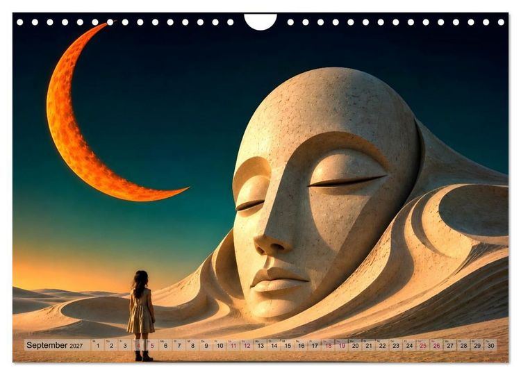 Produktbild: Vision und Imagination - 12 Bilder aus einer m&ouml;glichen Zukunft (Wandkalender 2027 DIN A4 quer), CALVENDO Monatskalender