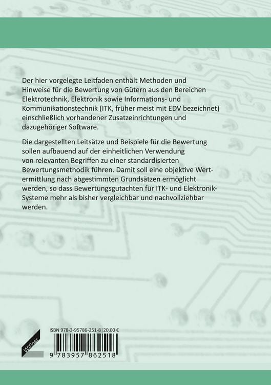 Produktbild: Bewertungsleitfaden f&uuml;r ITK-Systeme, Elektronik und elektrotechnische Ger&auml;teeinheiten