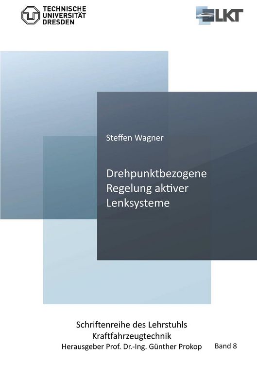 Produktbild: Drehpunktbezogene Regelung aktiver Lenksysteme (Band 8)