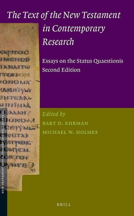 Produktbild: The Text of the New Testament in Contemporary Research