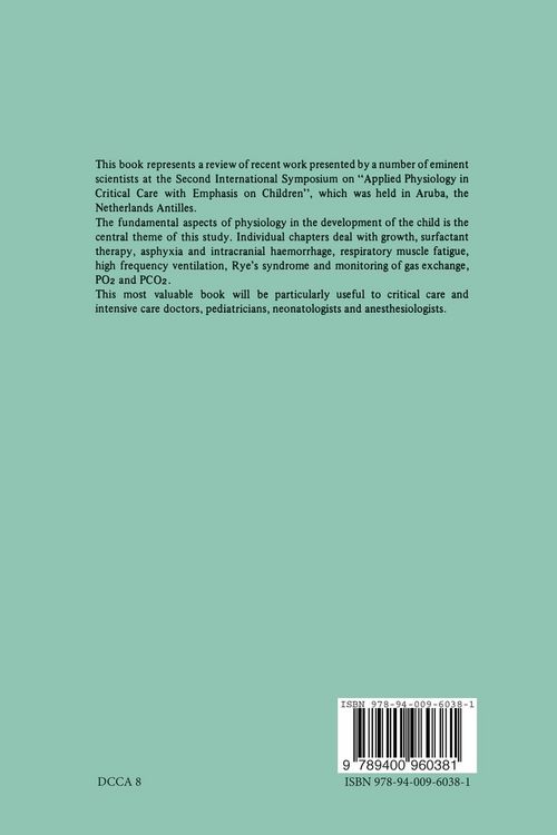 Produktbild: Critical Care of the Child
