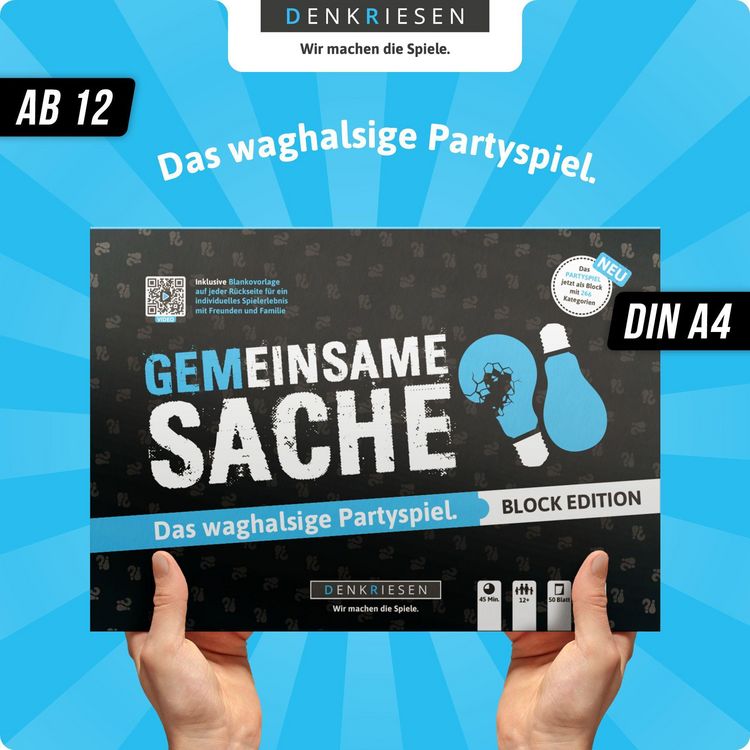 DENKRIESEN PARTYFIEBER - GEMEINSAME SACHE | Gioco Da Tavolo Per Feste | 120 Chip E 300 Carte