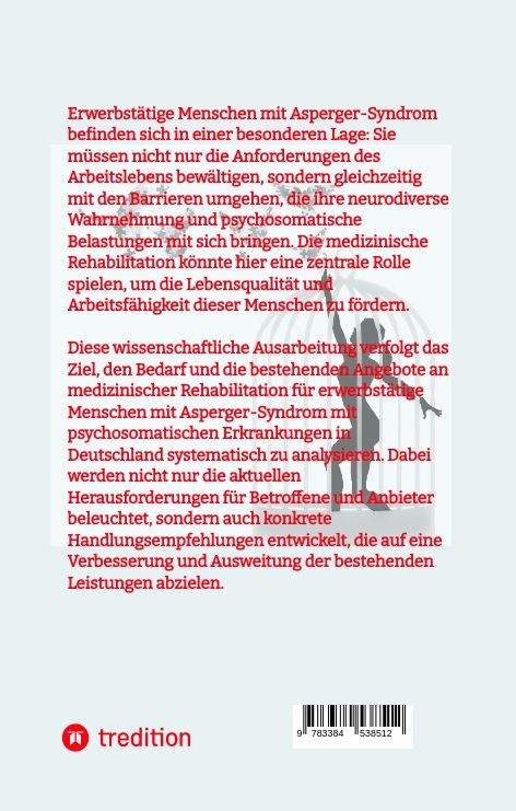 Produktbild: Leistungen zur medizinischen Rehabilitation f&uuml;r erwerbst&auml;tige Menschen mit Asperger-Syndrom in Deutschland
