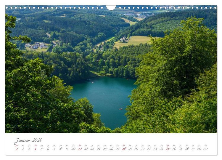 Produktbild: Erlebnis Eifel (Wandkalender 2026 DIN A3 quer), CALVENDO Monatskalender