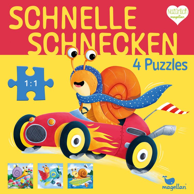 Produktbild: Schnelle Schnecken - 4 Puzzles