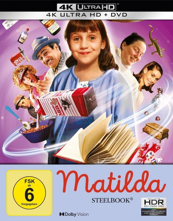 Matilda - Limitiertes Steelbook (4K-UHD + DVD) von Danny