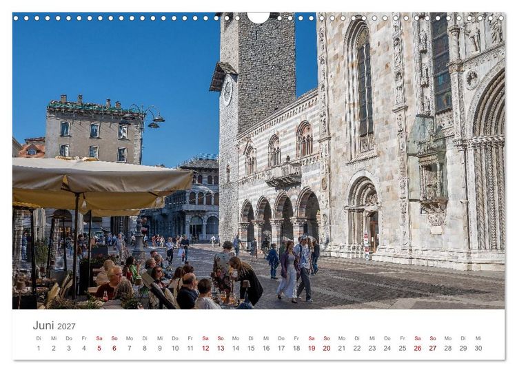 Produktbild: Como und der Comer See (Wandkalender 2027 DIN A3 quer), CALVENDO Monatskalender