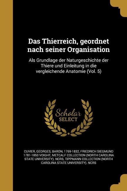 Produktbild: Das Thierreich, geordnet nach seiner Organisation