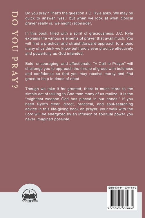 Produktbild: J. C. Ryle A Call to Prayer