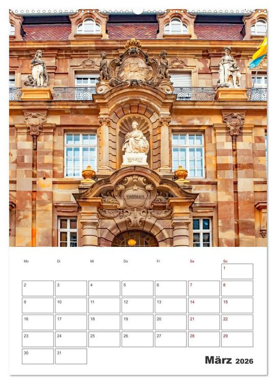 Produktbild: Stadt Speyer - Reiseplaner (Wandkalender 2026 DIN A2 hoch), CALVENDO Monatskalender