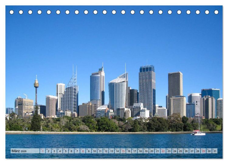 Produktbild: Australien - Kontraste (Tischkalender 2026 DIN A5 quer), CALVENDO Monatskalender