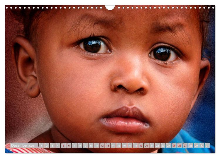 Produktbild: Kinderaugen aus Afrika (Wandkalender 2026 DIN A3 quer), CALVENDO Monatskalender