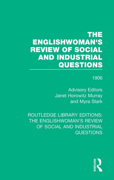 Produktbild: The Englishwoman's Review of Social and Industrial Questions