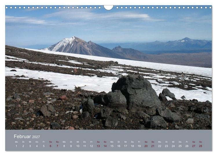 Produktbild: Kamtschatka - Vulkane, Asche, Eis (Wandkalender 2027 DIN A3 quer), CALVENDO Monatskalender