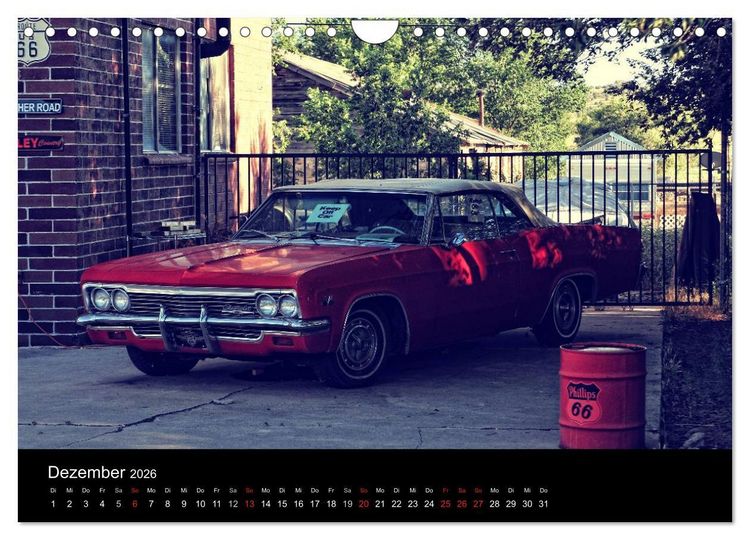 Produktbild: Roadside USA - Die guten Jahre sind vorbei (Wandkalender 2026 DIN A4 quer), CALVENDO Monatskalender