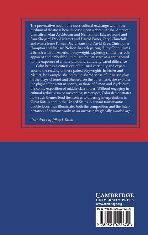 Produktbild: Anglo-American Interplay in Recent Drama