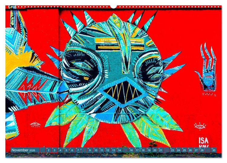 Produktbild: Street art K&ouml;ln Michael Jaster (Wandkalender 2026 DIN A2 quer), CALVENDO Monatskalender