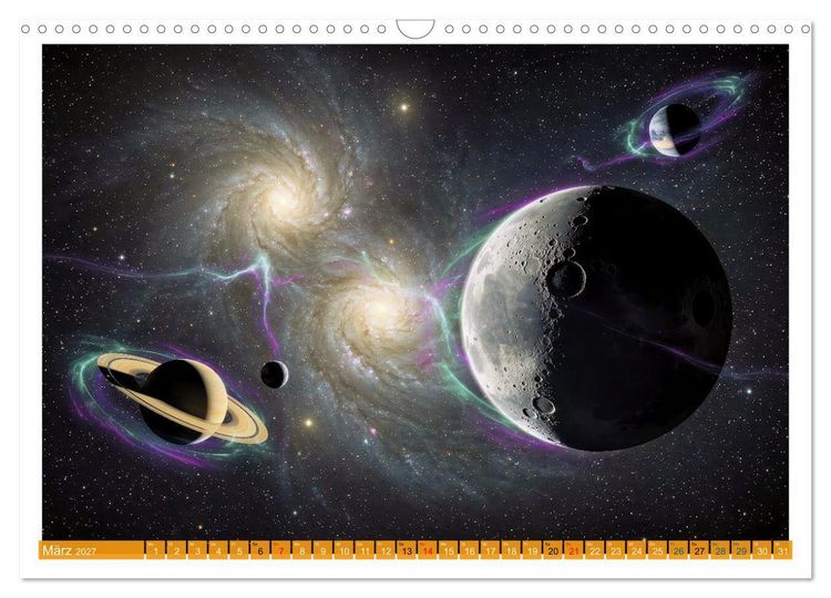 Produktbild: Kosmische Anomalien (Wandkalender 2027 DIN A3 quer), CALVENDO Monatskalender