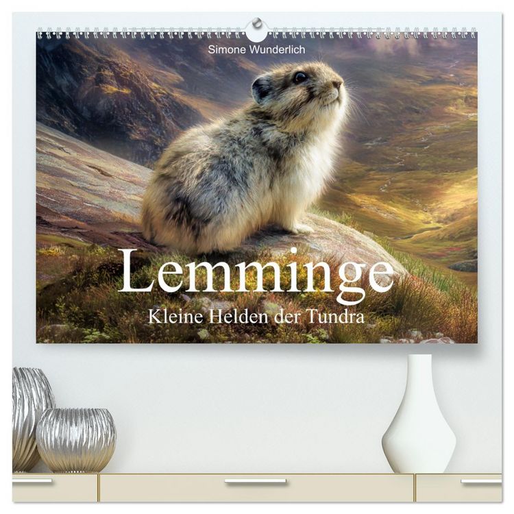 Produktbild: Lemminge - Kleine Helden der Tundra (hochwertiger Premium Wandkalender 2027 DIN A2 quer), Kunstdruck in Hochglanz