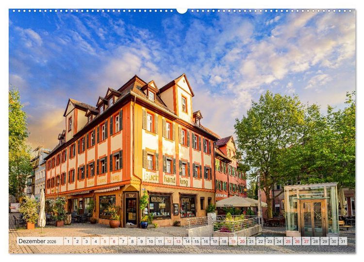 Produktbild: Schwabach Impressionen (Wandkalender 2026 DIN A2 quer), CALVENDO Monatskalender